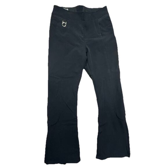 Metropolis Womens Ski Pants Sz 8 Black front and leg zipper Warm - Picture 1 of 14